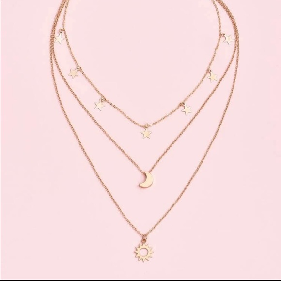 Stars Layered Necklace ✨ - Picture 4 of 6